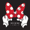 Disney Minnie Mouse Dots The Way iPhone 13 Pro Max Clear Case